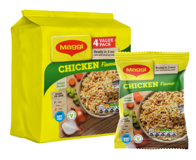 Maggi 3 Minute Chicken Flavoured Noodles 4 x 59g Maggi